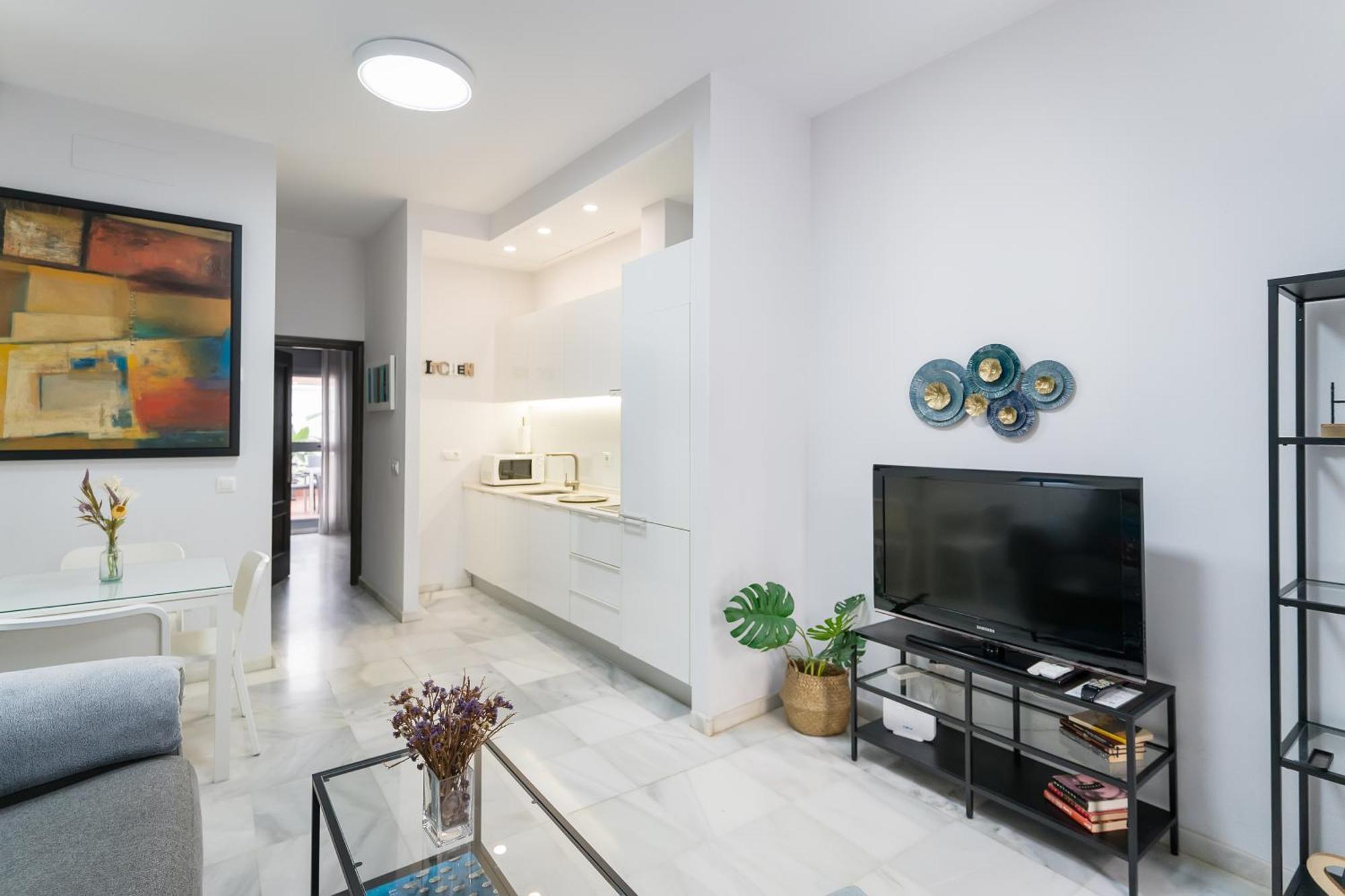 Apartamento Triana Deluxe Con Patio Privado Sevilla Eksteriør billede